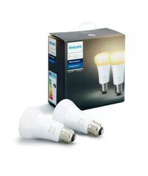 Philips Hue Beyaz Ambiyans Akıllı Ampul 2’li Ekopaket E27