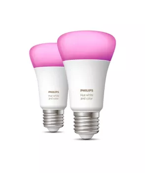 Philips Hue Renkli Akıllı Ampul 2’li Ekopaket E27 Bluetooth Özellikli