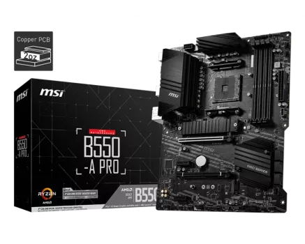MSI B550-A PRO DDR4 4400(OC)Mhz HDMI / DP ATX AM4