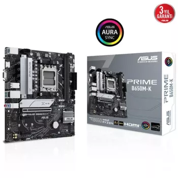ASUS PRIME B650M-K DDR5 6400+(OC) HDMI VGA M.2 AM5
