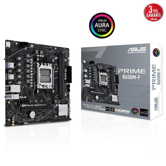 ASUS PRIME B650M-F DDR5 7200+(OC) HDMI M.2 AM5 MB