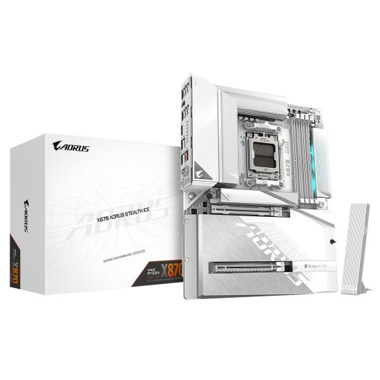 GIGABYTE X870 AORUS STEALTH ICE DDR5 8000Mhz HDMI/DP ATX AM5