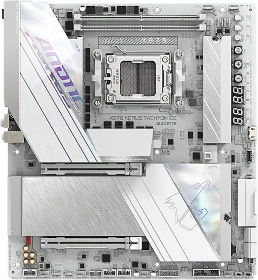 GIGABYTE X870A AORUS TACHYON ICE DDR5 8400Mhz HDMI/DP E-ATX AM5