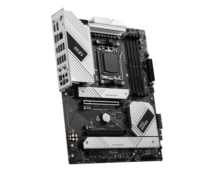 MSI PRO B650-A WIFI AM5 DDR5 7600MHZ(OC) HDMI DP 3x M.2 USB 20 Gbps 2.5G LAN WI-FI 6E ATX