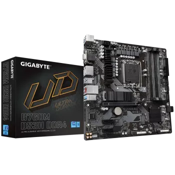 GIGABYTE B760M-DS3H-DDR4 5333Mhz(OC) M.2 ATX 1700p