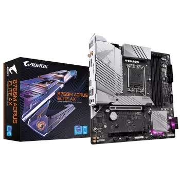 GIGABYTE B760M AORUS ELITE AX 5333MHz(OC) DDR5 M.2 mATX 1700p