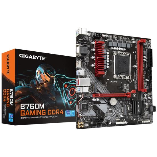 GIGABYTE B760M GAMING DDR4 M.2 HDMI DP MATX 1700P