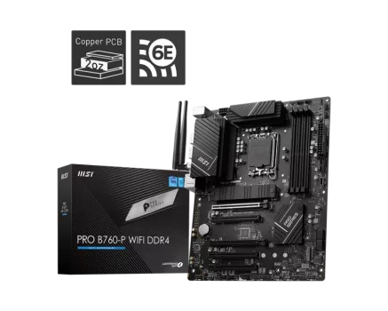 MSI PRO B760-P WIFI DDR4 5333MHZ(OC) DDR4 HDMI DP M.2 1700p