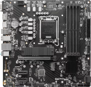 MSI PRO B760M-P DDR5 6800MHz(OC) M.2 HDMI mATX 1700p