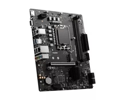MSI PRO H610M-E DDR5 5600MHZ(OC) HDMI VGA M.2 mATX 1700P