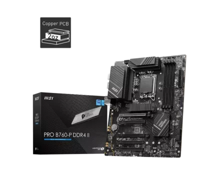 MSI PRO B760-P DDR4 II 5333(OC) PCI-E M.2 HDMI DP ATX 1700P