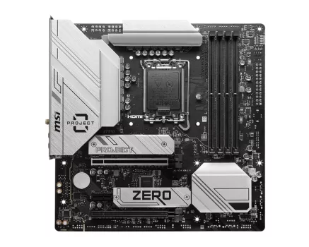 MSI B760M PROJECT ZERO DDR5 7800MHZ MATX 1700p