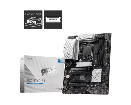 MSI PRO B760-P II DDR5 7000(OC) M.2 USB3.2 HDMI ATX 1700P