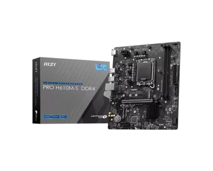 MSI PRO H610M-S DDR4 3200MHZ mATX 1700p