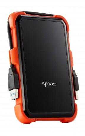 Apacer AC630 Siyah-Turuncu 2 TB Askeri Sınıf Darbeye Dayanıklı 2.5’’ USB 3.1 Taşınabilir Harddisk (AP2TBAC630T-1)