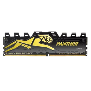 Apacer Panther Black-Gold 8GB 1x8GB 3200MHz CL16 DDR4 Gaming Ram (AH4U08G32C28Y7GAA-1)