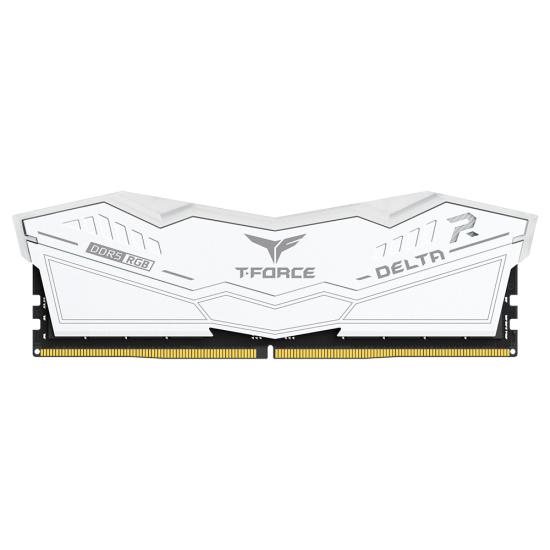 Team T-Force DELTA RGB(WT) 32GB(2x16GB) 7600Mhz CL36 DDR5 Beyaz Gaming Ram (FF4D532G7600HC36DDC01)