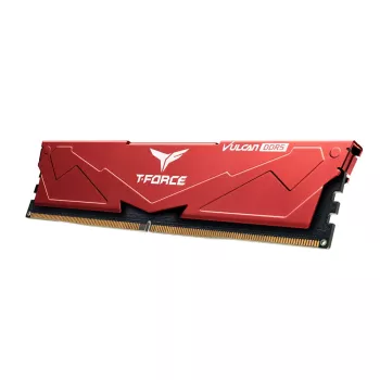 Team T-Force Vulcan Red 16GB 1x16GB 6000Mhz DDR5 CL38 Gaming Ram (FLRD516G6000HC38J01)