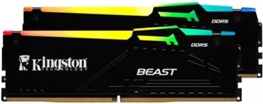32GB DDR5 6400MHz CL32 KF564C32BBEAK2-32TR KINGSTON BEAST RGB 2x16G