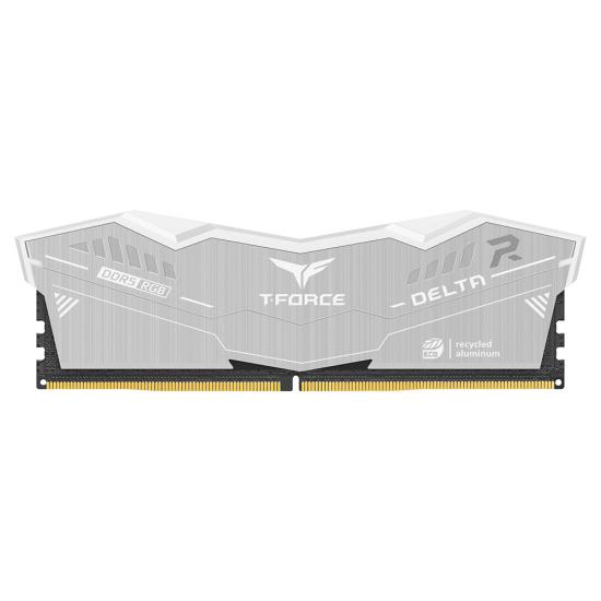 Team T-Force DELTA RGB ECO Silver 64GB 2x32GB 6000MHz DDR5 CL38 Gaming RAM (FF2D564G6000HC38JDC01)