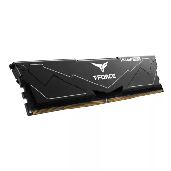 Team T-Force Vulcan Black 16GB 1x16GB 6000Mhz DDR5 CL38 Gaming Ram (FLBD516G6000HC38J01)