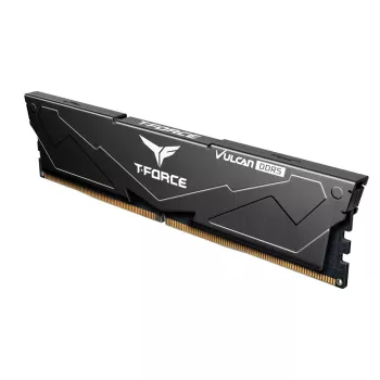 Team T-Force Vulcan Black 16GB 1x16GB 6000Mhz DDR5 CL38 Gaming Ram (FLBD516G6000HC38J01)