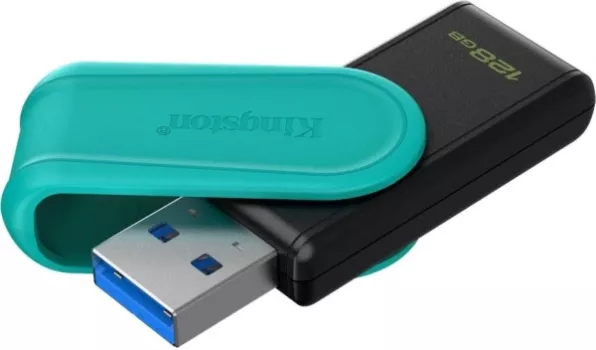 128GB USB3.2 DTXS/128GB Exodia S KINGSTON BLACK+TURQUOİSE