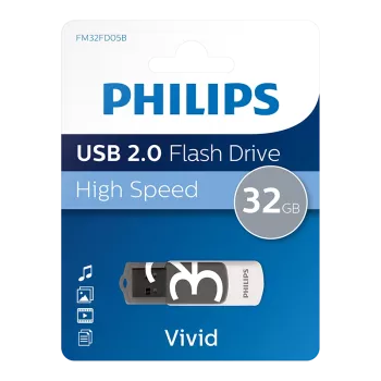 PHILIPS 32GB USB 2.0 25/10MB/S FM32FD05B/00