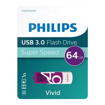 PHILIPS 64GB USB 3.0 100/150MB/S FM64FD00B/00