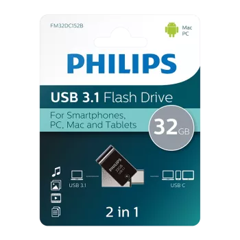 PHILIPS 32GB USB3.1 TYPE-C 100/150 MB/S FM32DC152B