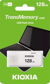 128GB KIOXIA USB2.0 BEYAZ USB BELLEK LU202W128GG4