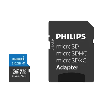 PHIIPS 512GB MICRO SDXC 100 MB/S C10 FM51MP65B/00