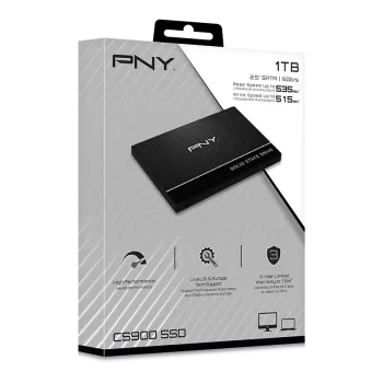 PNY CS900 1TB 535/515MB/s 2.5’’ SATA3 SSD Disk (SSD7CS900-1TB-RB)
