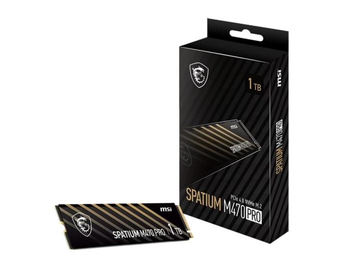 MSI SPATIUM M470 PRO PCIE 4.0 NVME M.2 1TB