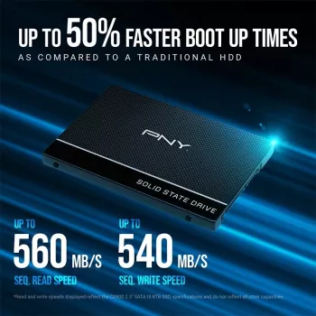 PNY CS900 250GB 535/500MB/s 2,5’’ SATA3 SSD (SSD7CS900-250-RB)