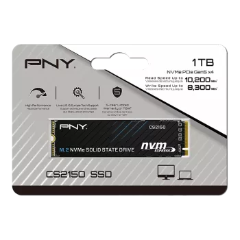 PNY CS2150 1TB 10200/8300 MB/s M.2 NVMe SSD (M280CS2150-1TB-TB)