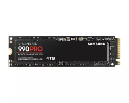 4TB SAMSUNG 990 PRO M.2 NVMe MZ-V9P4T0BW (Resmi Distribütör Garantili)