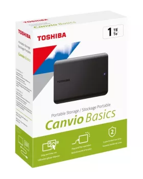 1TB CANVIO BASICS 2.5’’ USB3.2 G1 TOSHIBA HDTB510EK3AA