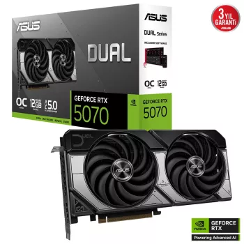 ASUS DUAL-RTX5070-O12G 192BIT GAMING VGA