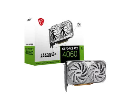 MSI GEFORCE RTX 4060 VENTUS 2X WHITE 8G OC 8GB GDDR6 HDMI DP 128BİT