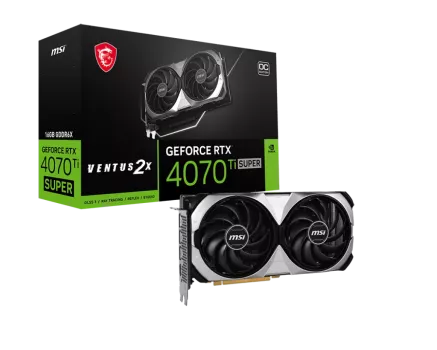 MSI GEFORCE RTX 4070 TI SUPER VENTUS 2X OC 16G