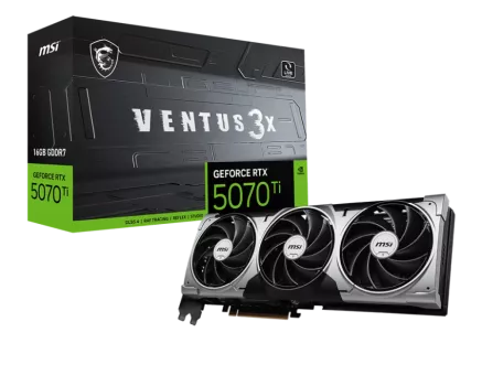 MSI GEFORCE RTX 5070 TI 16G VENTUS 3X VGA