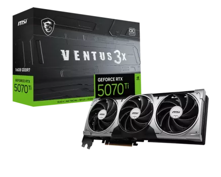 MSI GEFORCE RTX 5070 TI 16G VENTUS 3X OC GDRR7 256BİT VGA