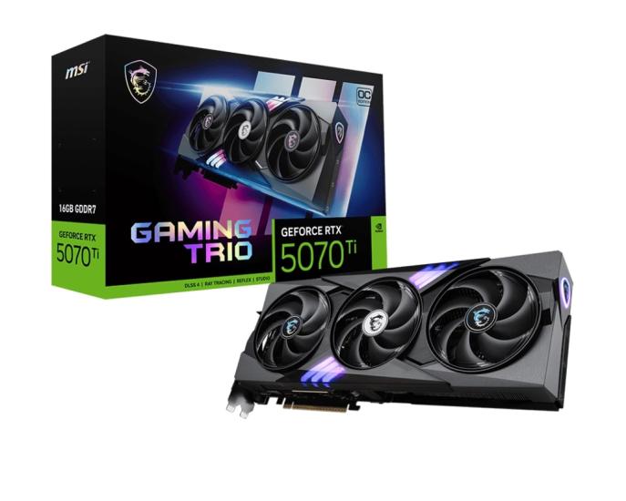 MSI GEFORCE RTX 5070 TI 16G GAMING TRIO OC