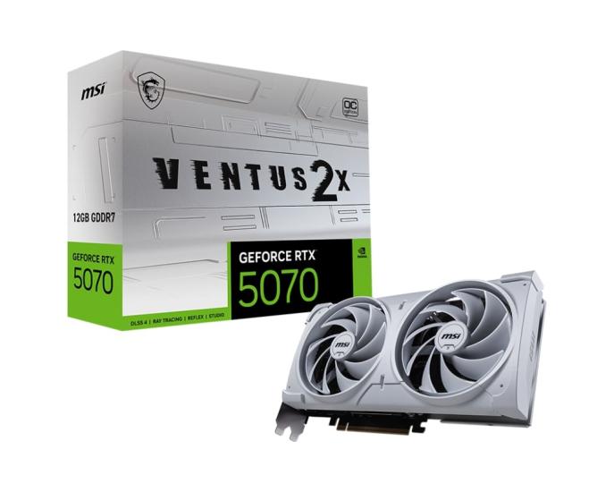 MSI GEFORCE 5070 12G VENTUS 2X OC WHITE 192BIT VGA