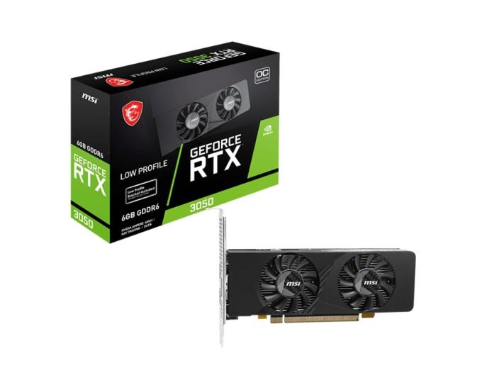 MSI GEFORCE RTX 3050 LP E 6G OC