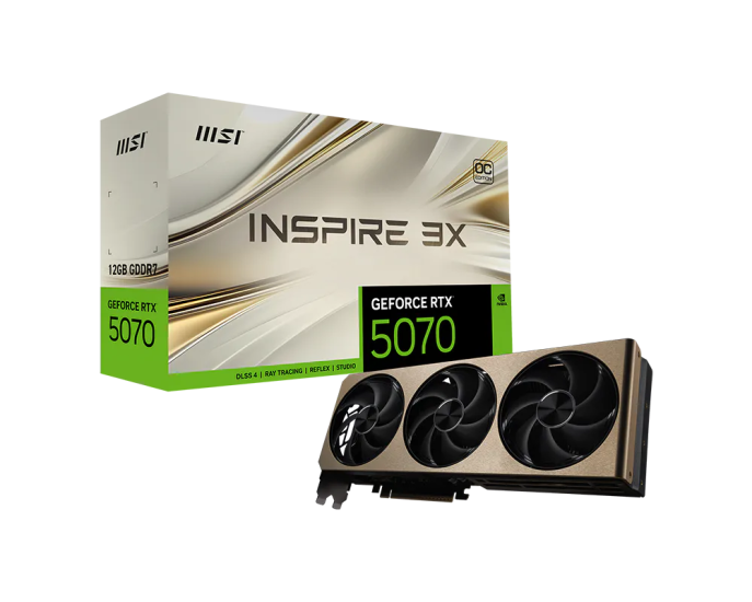MSI GEFORCE RTX 5070 12G INSPIRE 3X OC 192BIT