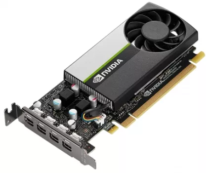 PNY VCNT1000 4GB DDR6 128Bit 4 xDISPLAY ÇIKIŞLI PASİF SOĞUTUCULU YAPAY ZEKA AI EKRAN KARTI  (VCNT1000-SB)