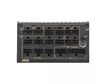 MSI MEG AI1600T PCIE5 1600W80+ TITANIUM FULMODULAR