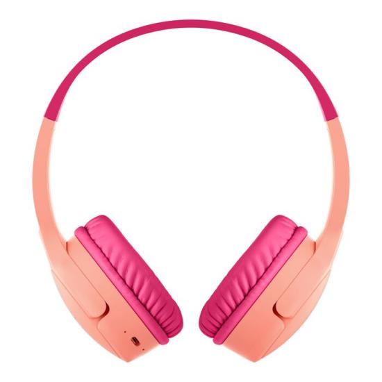 Belkin AUD002 SoundForm Mini Kablosuz Kafaüstü Çocuk Kulaklık-Pembe